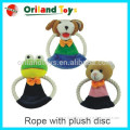 2015 NEW Promotional custom plush rope pet toy, cut animal toy